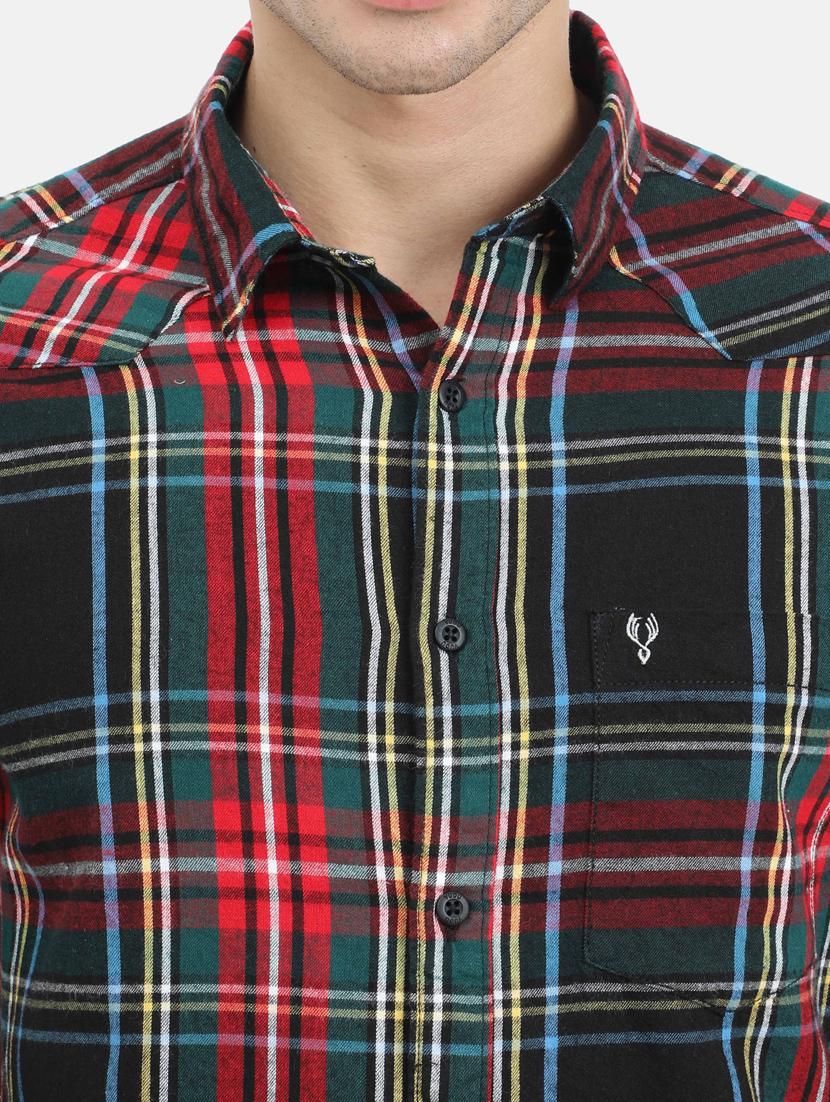 red checkered casual shirt - 18291023 - Zoom Image - 6