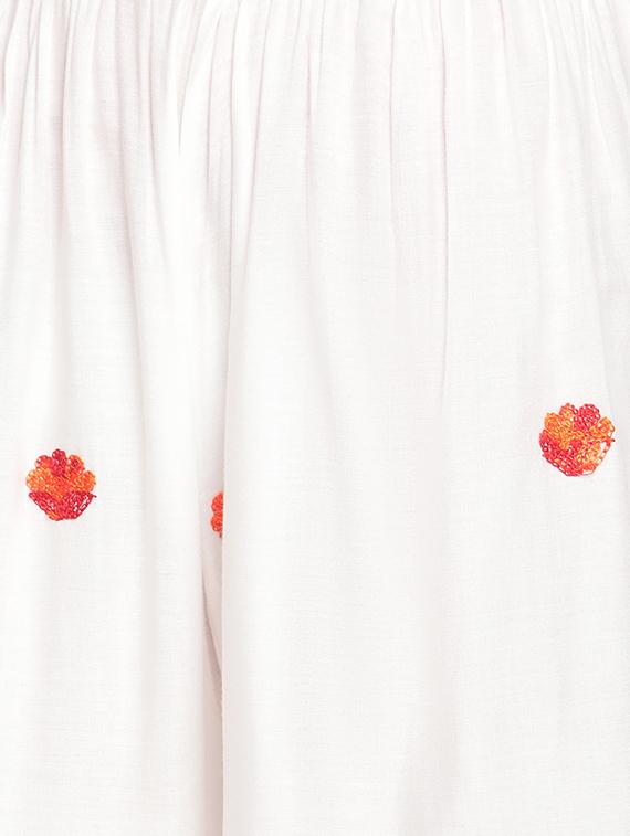 orange rayon kurta palazzo set - 18291466 - Zoom Image - 5