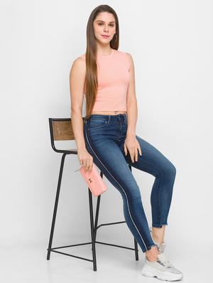 round neck solid tee - 18291559 - Standard Image - 5