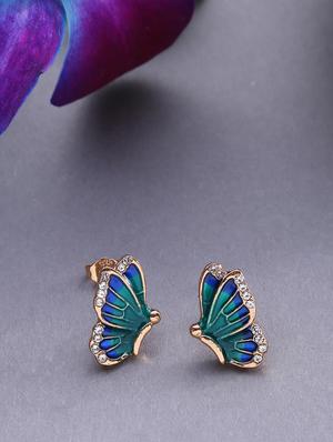 multi colored metal studs earring - 18291984 - Standard Image - 2