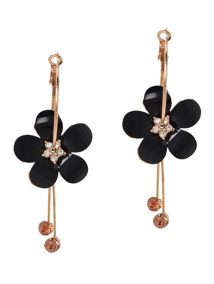 black metal drop earring - 18291994 - Zoom Image - 1