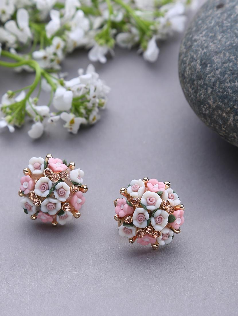 silver metal studs earring - 18292000 - Zoom Image - 2