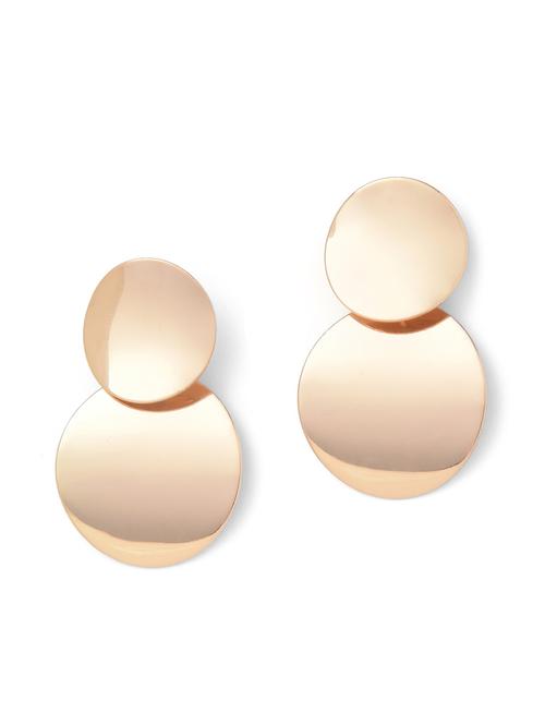 gold metal drop earring - 18292018 - Very Small Image - 1