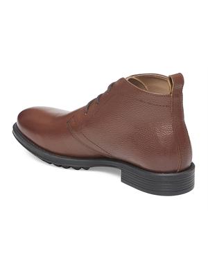 tan leather low ankle boots - 18292230 - Standard Image - 3