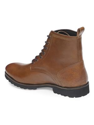 tan leather high ankle boots - 18292234 - Standard Image - 3