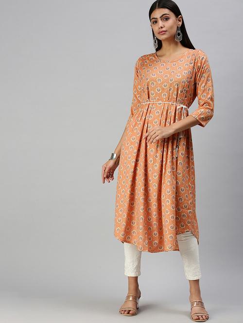 women's flared kurta - 18294601 -  Standard Image - 0