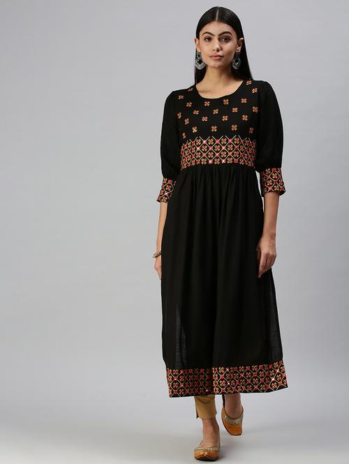 women's flared kurta - 18294662 -  Standard Image - 0