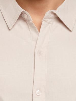 beige self-designed casual shirt - 18294947 - Standard Image - 5