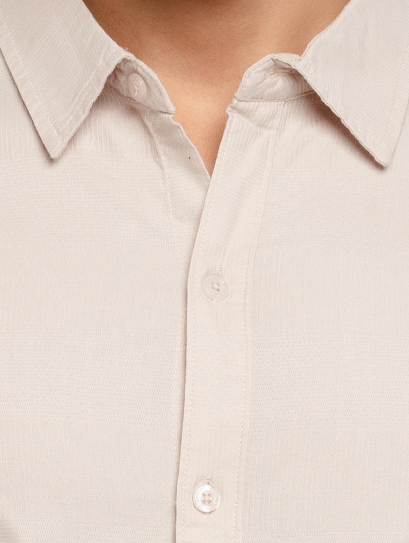beige self-designed casual shirt - 18294947 - Zoom Image - 5