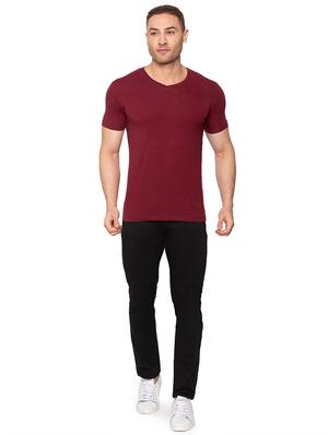 black solid casual trouser - 18294991 - Standard Image - 4