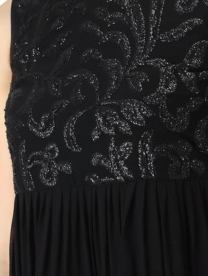 sleeveless embellished fit & flare dress - 18295451 - Standard Image - 4