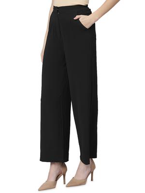 mid rise solid straight palazzo - 18297694 - Standard Image - 2