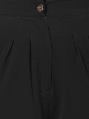 mid rise solid straight palazzo - 18297694 - Standard Image - 5