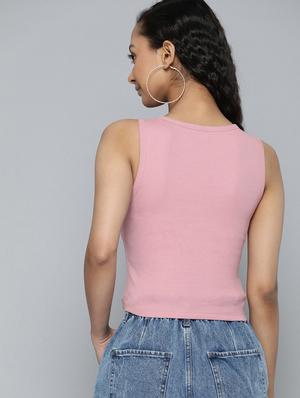 square neck solid top - 18298427 - Standard Image - 3