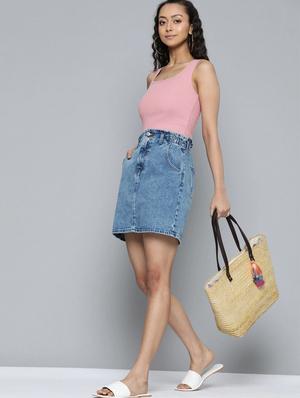 square neck solid top - 18298427 - Standard Image - 4