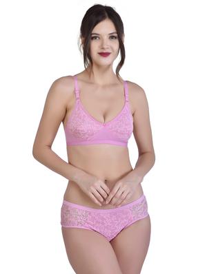 pack of 3 net bras and panty set - 18298770 - Standard Image - 2