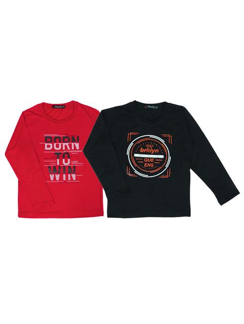 set of 2 pcs printed t-shirt - 18299205 - Standard Image - 1