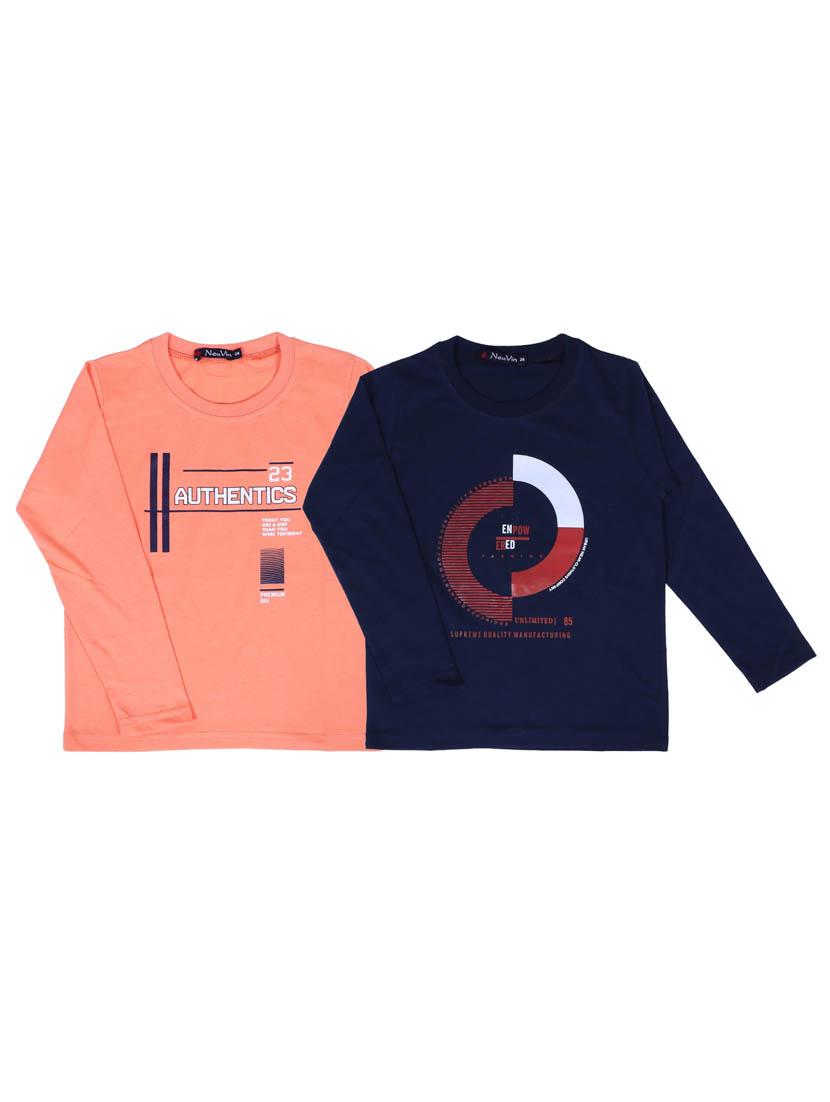 set of 2 pcs printed t-shirt - 18299243 - Zoom Image - 1