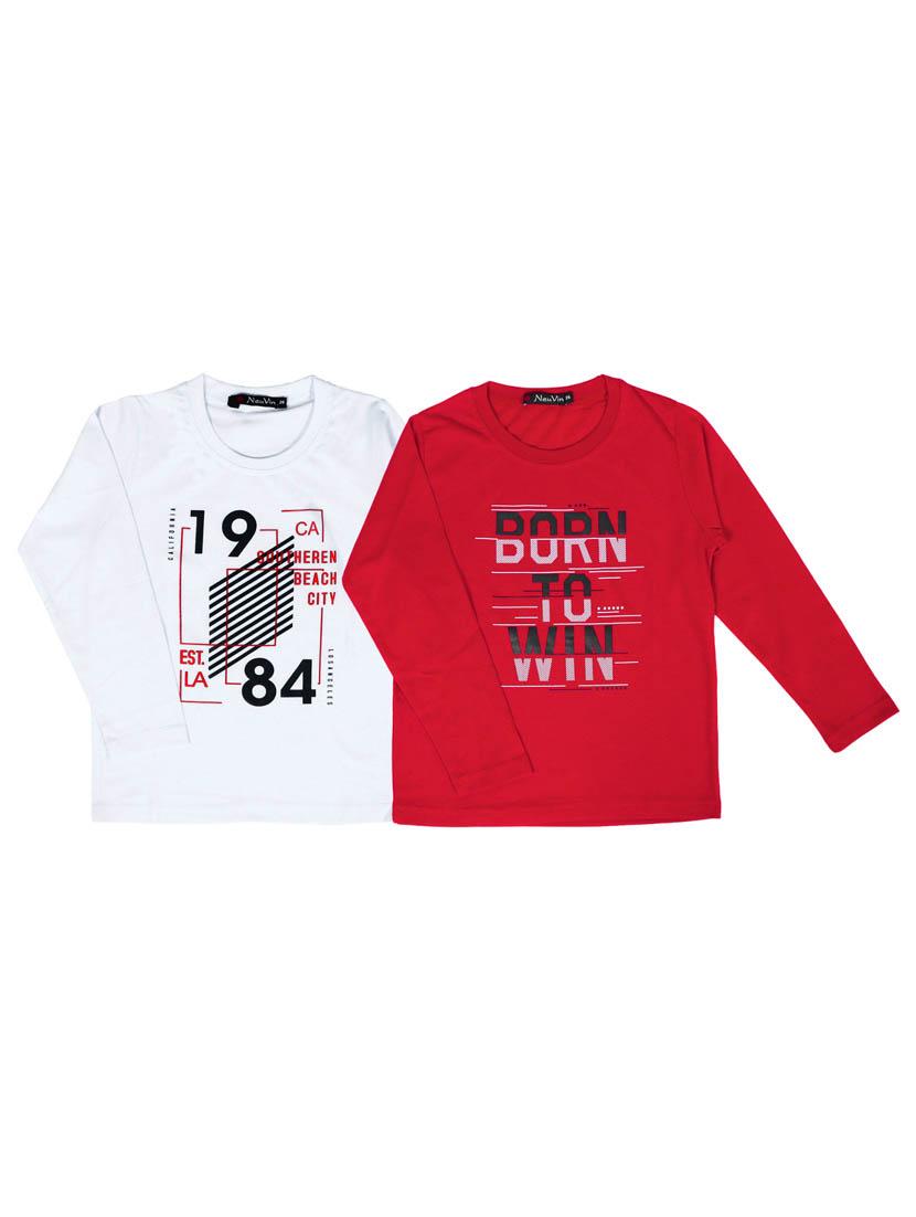 set of 2 pcs printed t-shirt - 18299259 - Zoom Image - 1