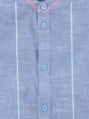 light blue striped shirt - 18300019 - Standard Image - 3