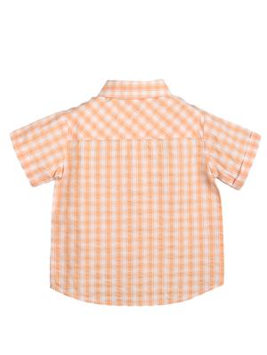 orange printed shirt - 18300022 - Standard Image - 2