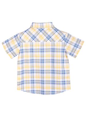 blue printed shirt - 18300023 - Standard Image - 2