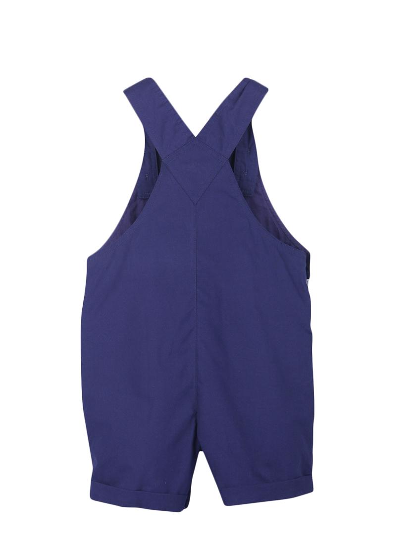navy blue solid dungaree - 18300044 - Zoom Image - 2