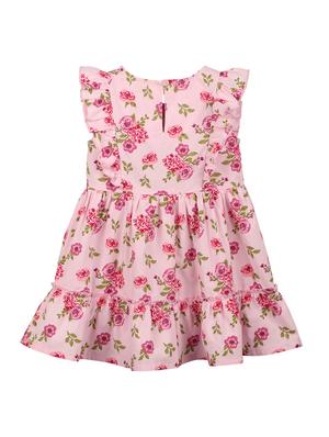 pink floral frock - 18300090 - Standard Image - 2
