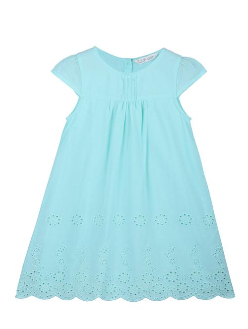 blue solid frock - 18300110 - Standard Image - 1