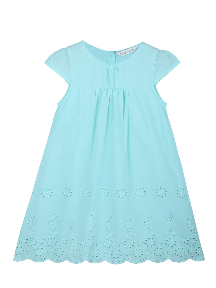 blue solid frock - 18300110 - Zoom Image - 1