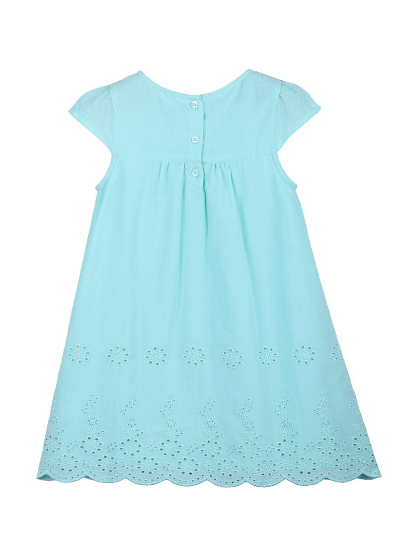 blue solid frock - 18300110 - Zoom Image - 2