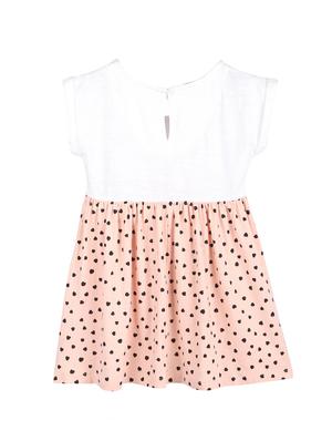 orange printed frock - 18300112 - Standard Image - 2
