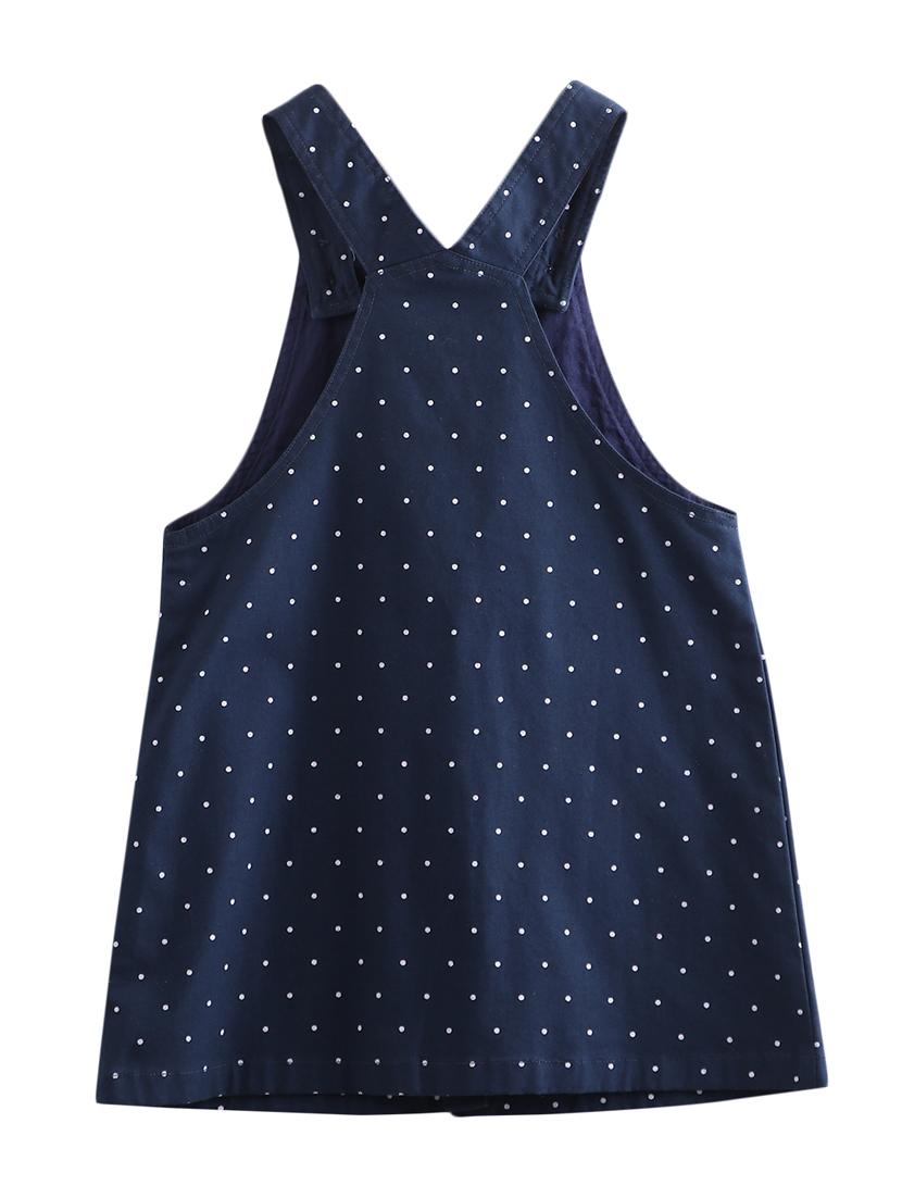 blue polka dots frock - 18300149 - Zoom Image - 2