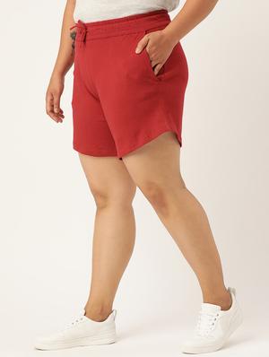 drawstring waist plus short - 18302507 - Standard Image - 2