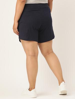 drawstring waist plus short - 18302508 - Standard Image - 3