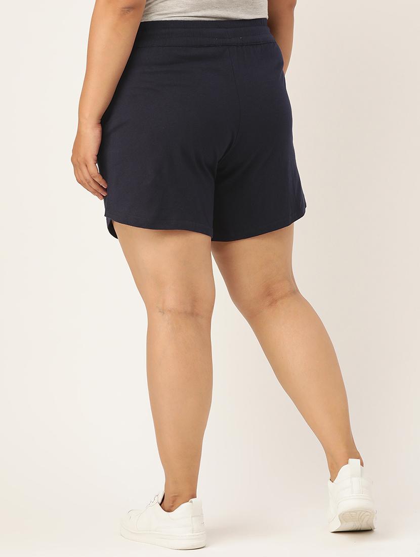 drawstring waist plus short - 18302508 - Zoom Image - 3