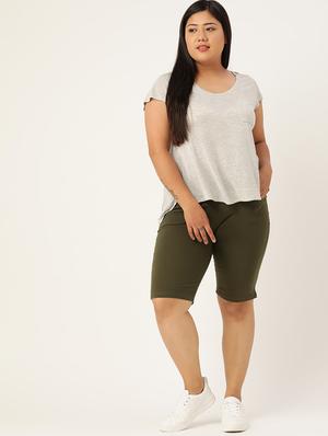 mid rise solid short - 18302712 - Standard Image - 4