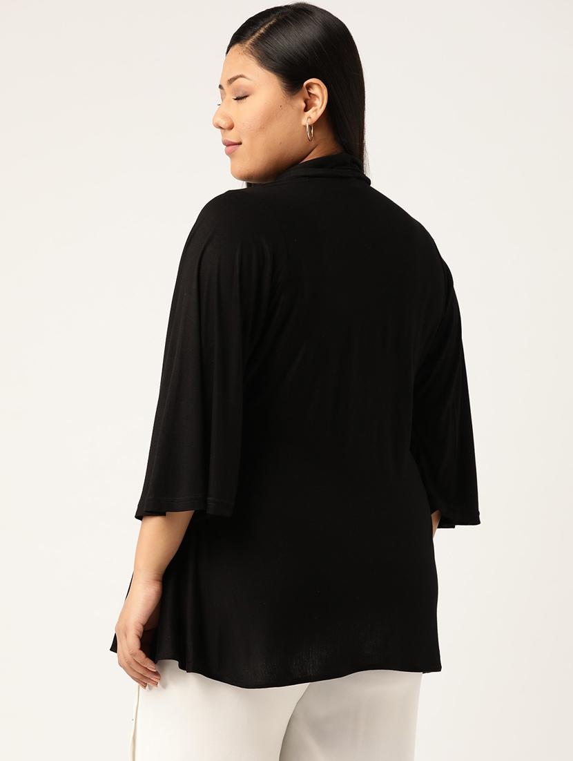 overlap neck solid top - 18304073 - Zoom Image - 3