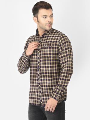 black checkered casual shirt - 18304971 - Standard Image - 2