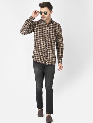 black checkered casual shirt - 18304971 - Standard Image - 4