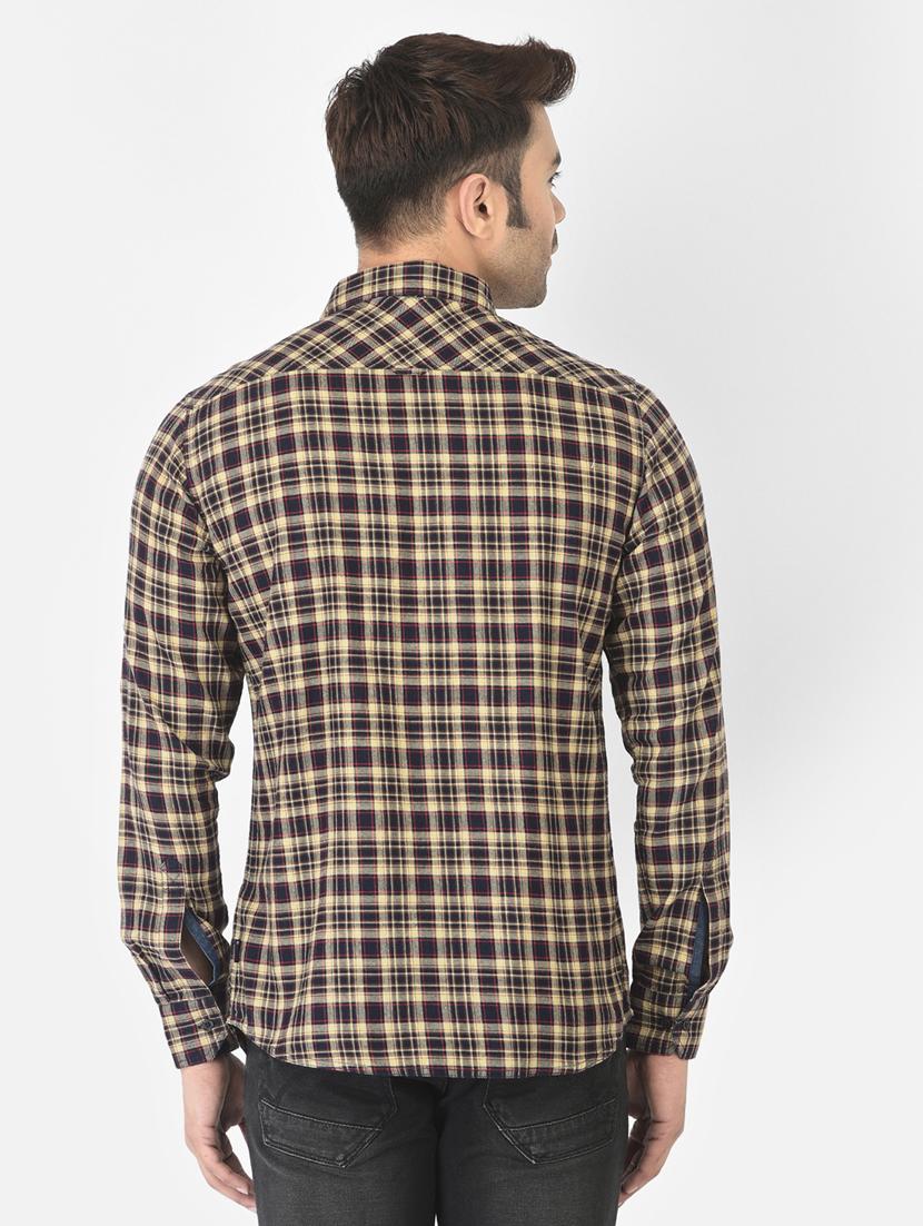 black checkered casual shirt - 18304971 - Zoom Image - 3