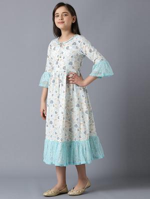 white printed regular kurti - 18305438 - Standard Image - 2