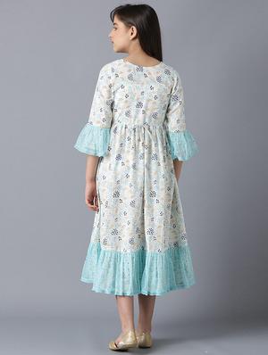 white printed regular kurti - 18305438 - Standard Image - 3