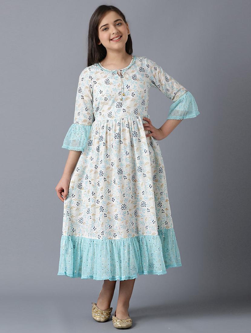 white printed regular kurti - 18305438 - Zoom Image - 1