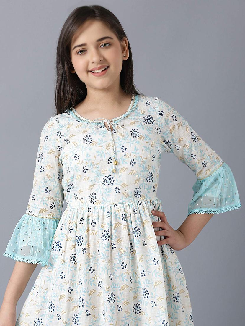 white printed regular kurti - 18305438 - Zoom Image - 4