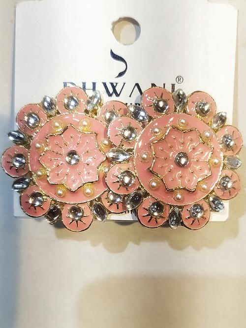 earrings for women pink color - 18306001 - Standard Image - 1