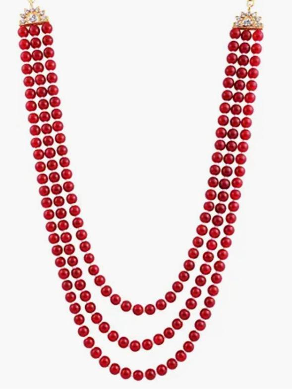 necklace for man red color - 18306029 - Zoom Image - 1