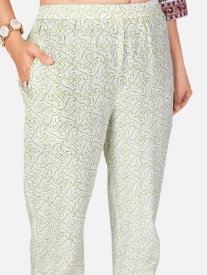 white cotton suit set - 18306086 - Standard Image - 4