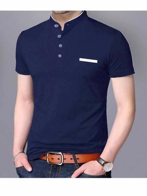 blue satin tshirt - 18306317 - Standard Image - 2