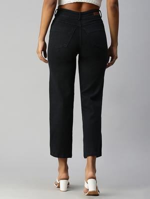 high rise stone washed denim jean - 18306507 - Standard Image - 3